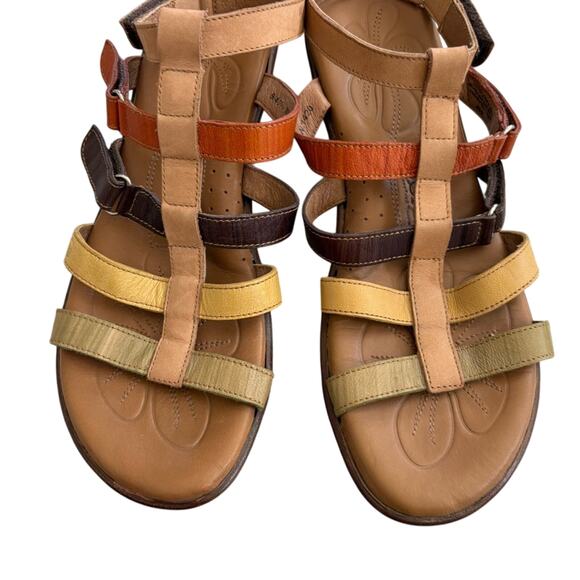 Born Women’s Multicolor Strappy Leather Sandals - Picture 1 of 5